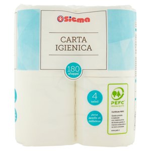 Sigma Carta Igienica 4 Rotoli