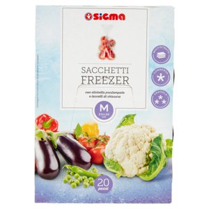 Sigma Sacchetti Freezer M 23x32 Cm 20 Pz