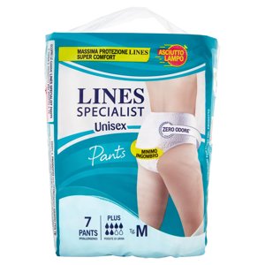 Lines Specialist Unisex Plus Pants Ipoallergenici Tg. M 7 Pz