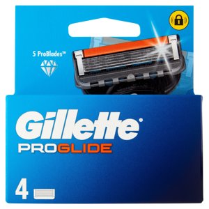 Gillette Fusion5 ProGlide Lame di Ricambio per Rasoio da Uomo 4 Ricariche