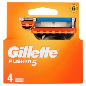 Gillette Fusion5 Lamette Di Ricambio Per Rasoio Da Uomo, 4 Ricariche