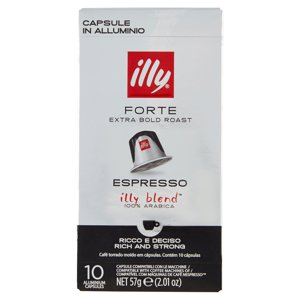 Illy Forte Espresso 10 Capsule Compatibili Con Le Macchine Nespresso* 57 G