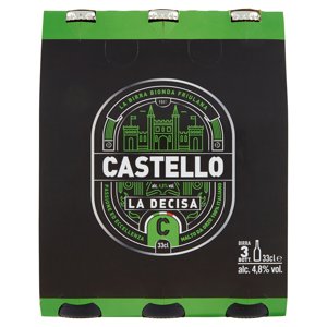 Castello La Decisa La Birra Bionda Friulana 3 X 33 Cl