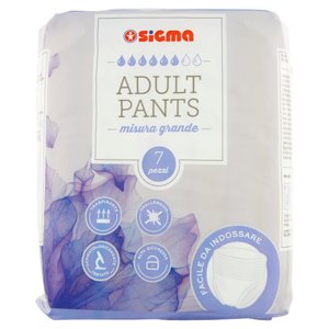 Sigma Adult Pants Misura Grande 7 Pz