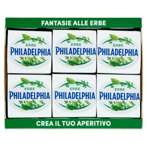 Philadelphia formaggio fresco spalmabile alle Erbe - 6x25g