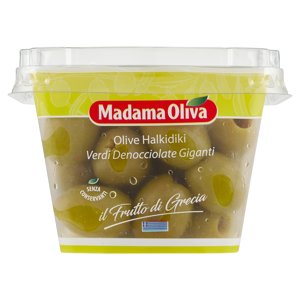 Madama Oliva Il Frutto Di Grecia Olive Halkidiki Verdi Denocciolate Giganti 200 G