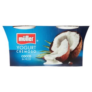 Müller Yogurt Cremoso Cocco In Pezzi 2 X 125 G