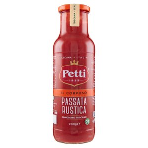 Petti "il Corposo" - Passata Rustica Di Pomodoro - Pomodoro Toscano - 700g