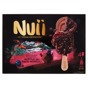 Nuii Cioccolato Fondente E Mirtilli Dei Paesi Nordici 4 X 66 G
