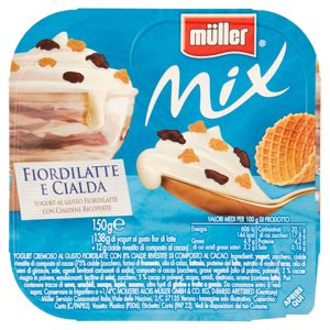 Müller Mix Fiordilatte E Cialda 150 G