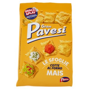 Gran Pavesi Le Sfoglie Mais Snack Cotto Al Forno 150g