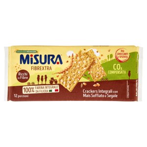 Misura Fibrextra Crackers Integrali Con Mais Soffiato E Segale 360 G
