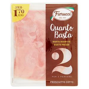 Fiorucci Quanto Basta Per 2 Persone Prosciutto Cotto 85 G