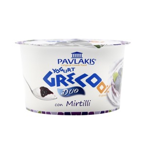 Yogurt Greco Duo con Mirtilli