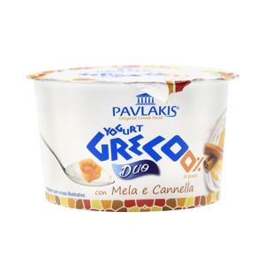 Yogurt Greco Duo con Mela e Cannella