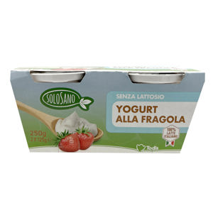 Yogurt alla fragola senza lattosio