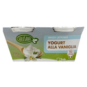 Yogurt alla vaniglia senza lattosio