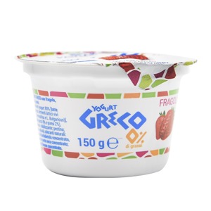 Yogurt Greco 0% di grassi alla fragola
