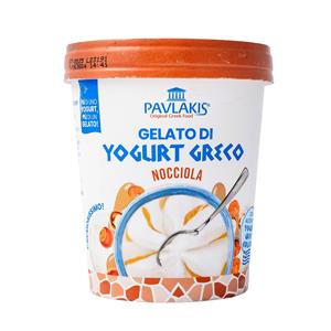 Gelato yogurt greco alla nocciola