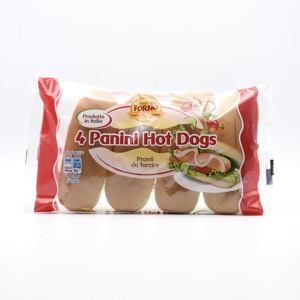 4 Panini Hot Dogs