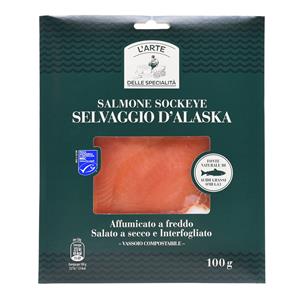 Salmone Affumicato Sockeye Selvaggio D'Alaska