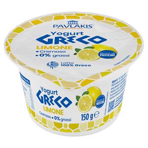 Yogurt Greco 0% di grassi al limone