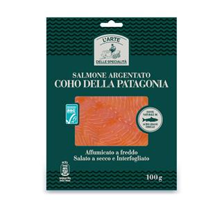 Salmone argentato Coho della Patagonia